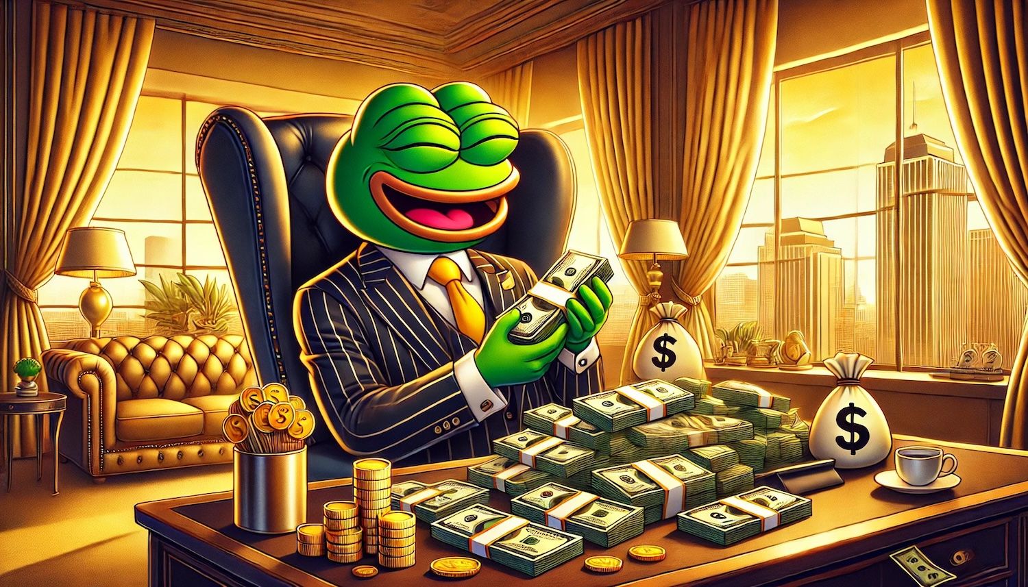 Rekordowa przedsprzedaż Wall Street Pepe przekracza $50M