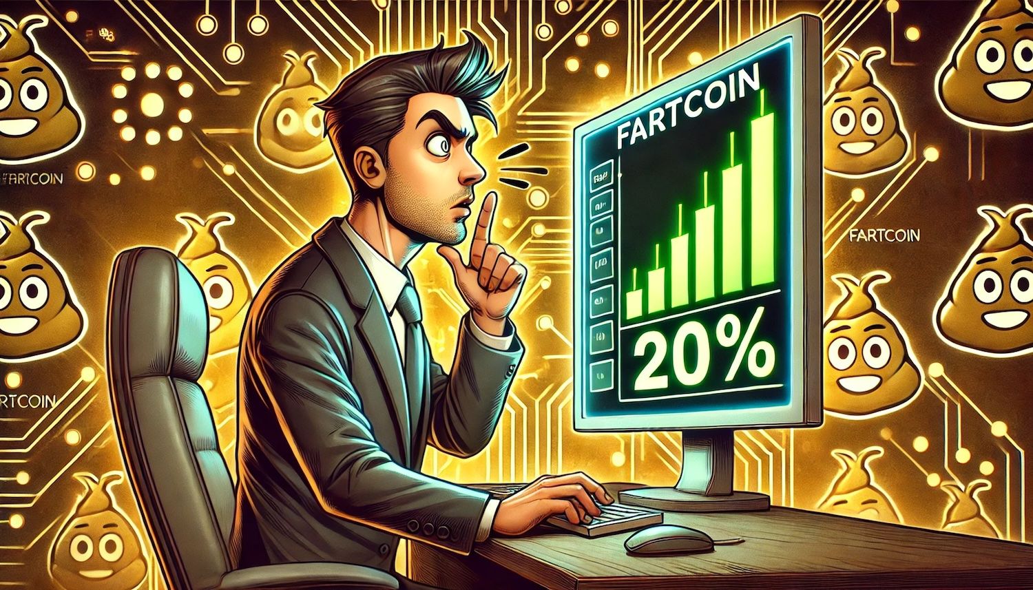 FARTCOIN Salta del 20% in 24 Ore, Vicino al Massimo Storico