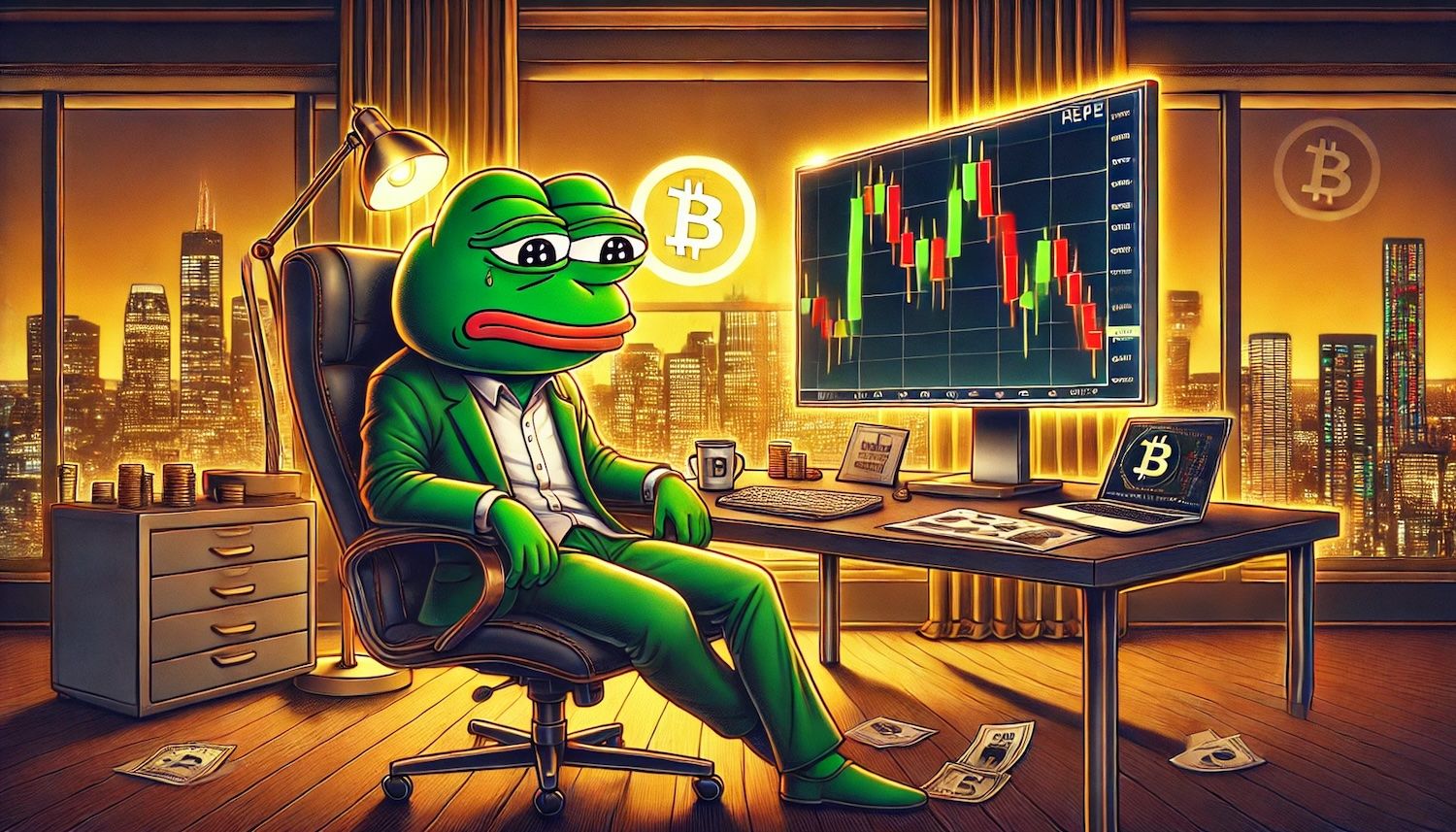 PEPE scende del 20% dal massimo storico: il rally delle meme coin è finito?