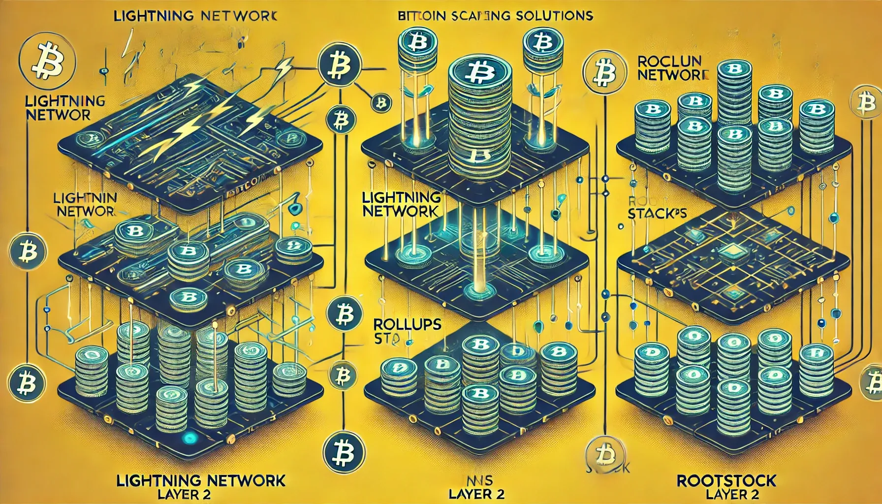 Die 4 besten Bitcoin-Skalierungslösungen, die den Kryptomarkt im Jahr 2025 verändern werden.